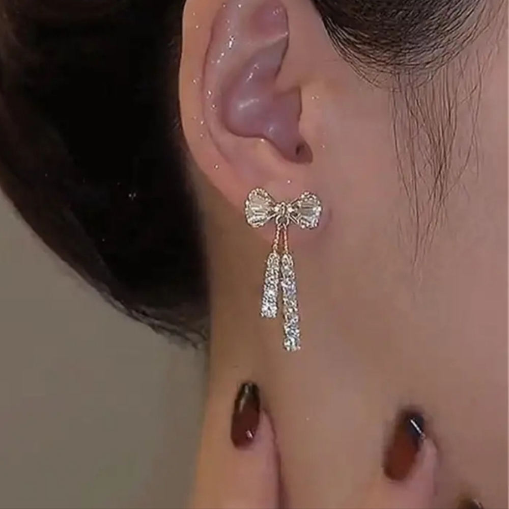 [New] cute bowling dangling earing